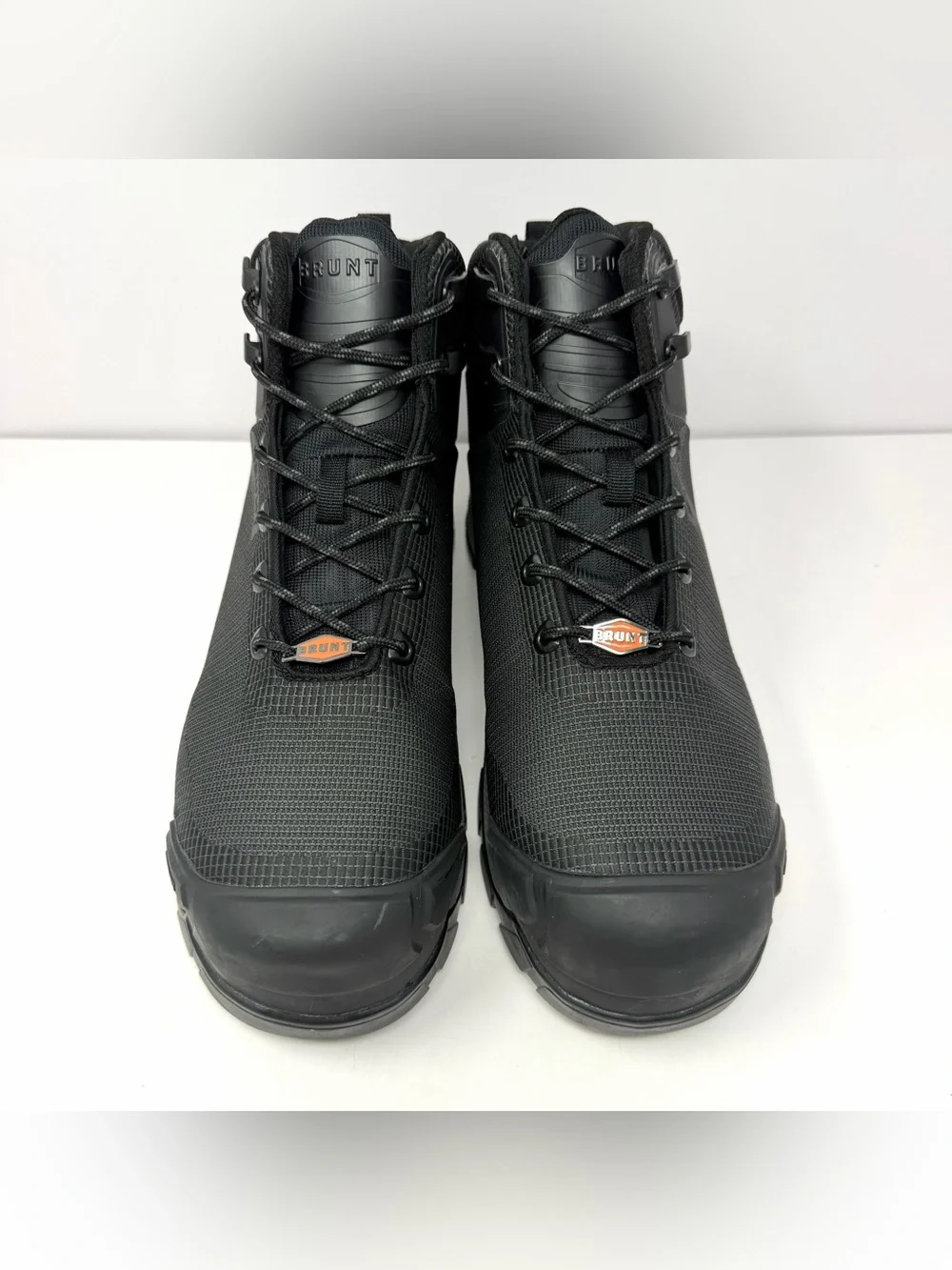 Brunt Men’s Ryng 6” Safety Toe Work Boots Sz 12 Black Waterproof Slip Resistant